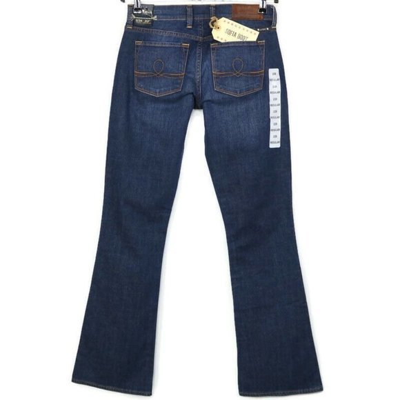 Lucky Brand Sofia‎ Boot Jeans Stretch Dark 2 26 Regular - Picture 1 of 9